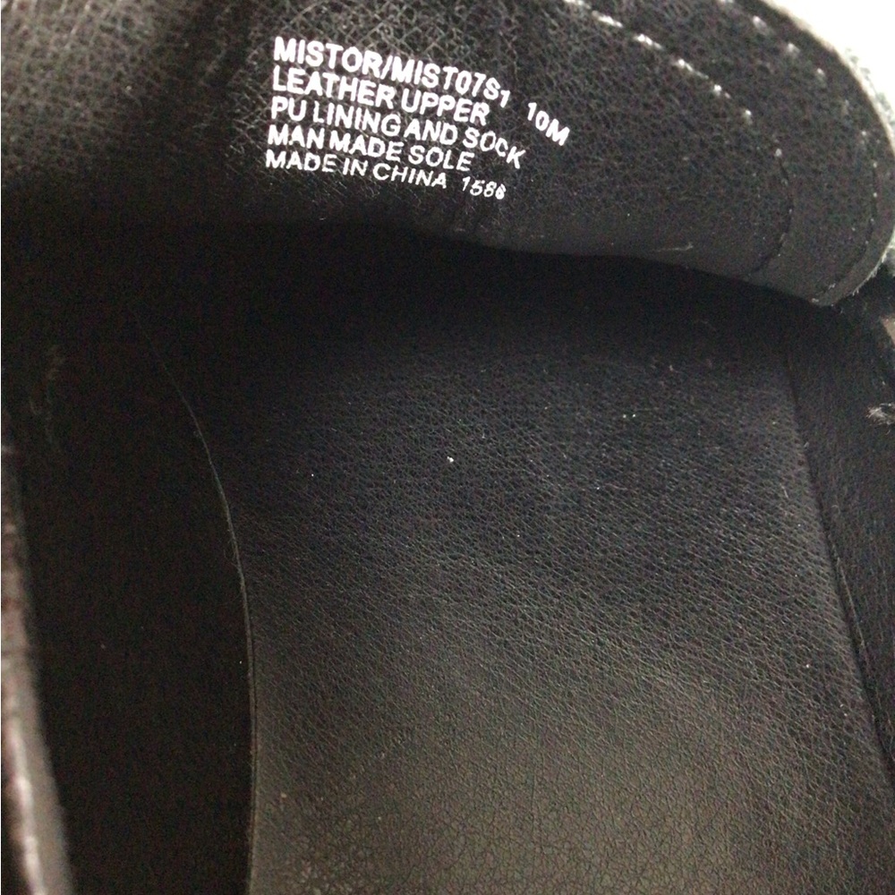 Steve Madden Mistor Black Patent Leather Loafers Horse Bit 10M - Picture 9 of 9